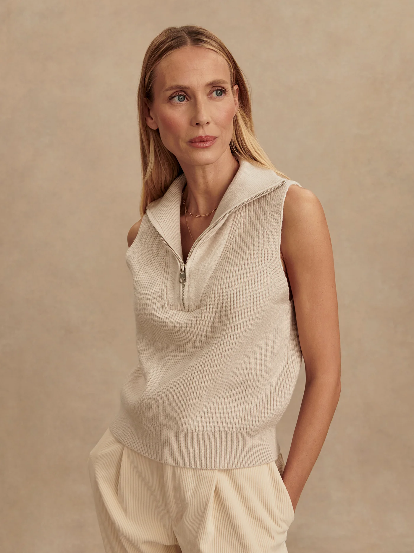 Amina Half Zip Knit - Image 10