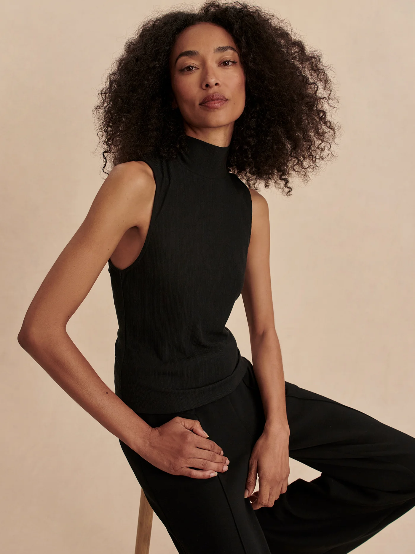 Caley Fitted Rib Tank - Image 5