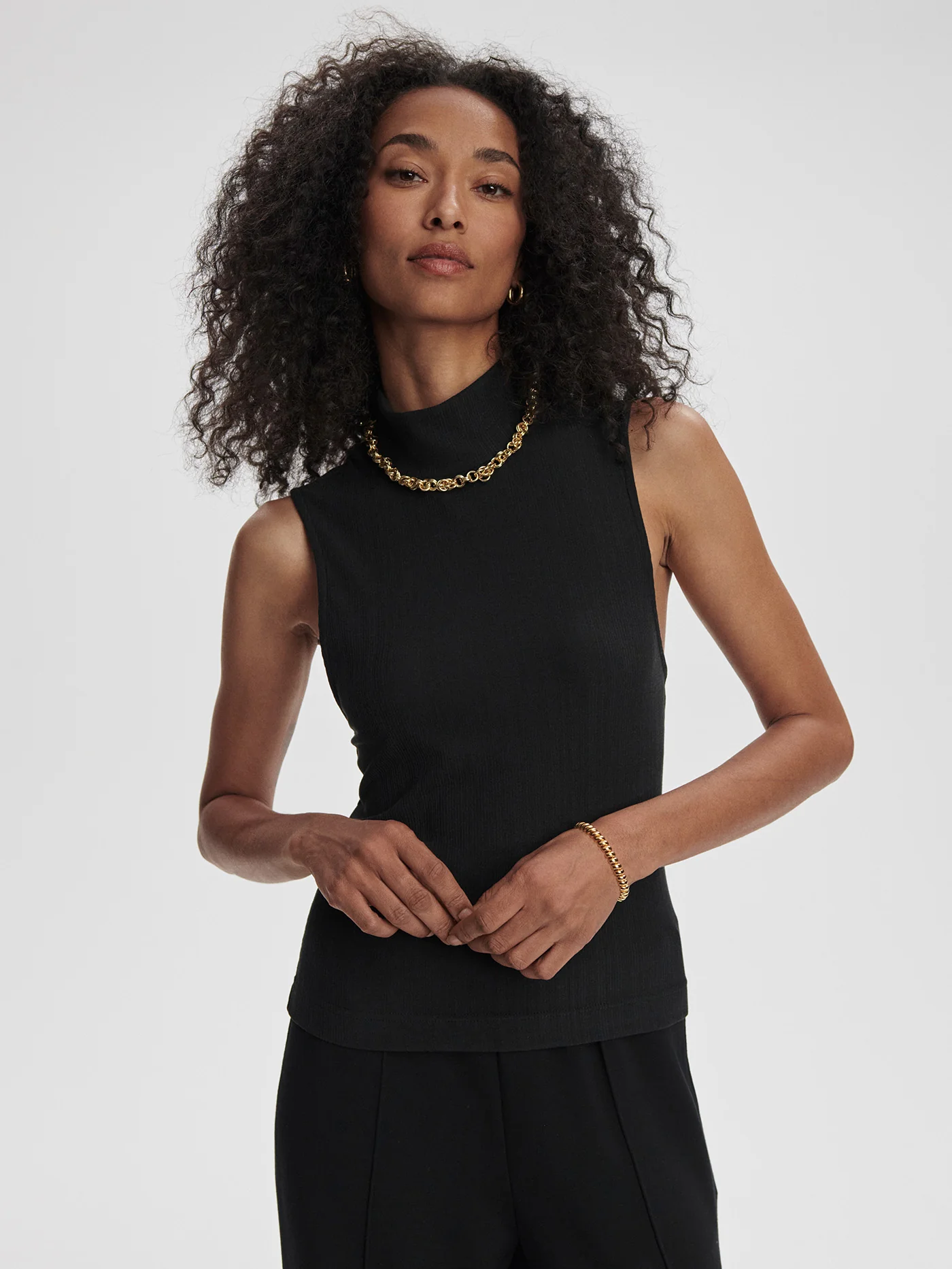 Caley Fitted Rib Tank - Image 8