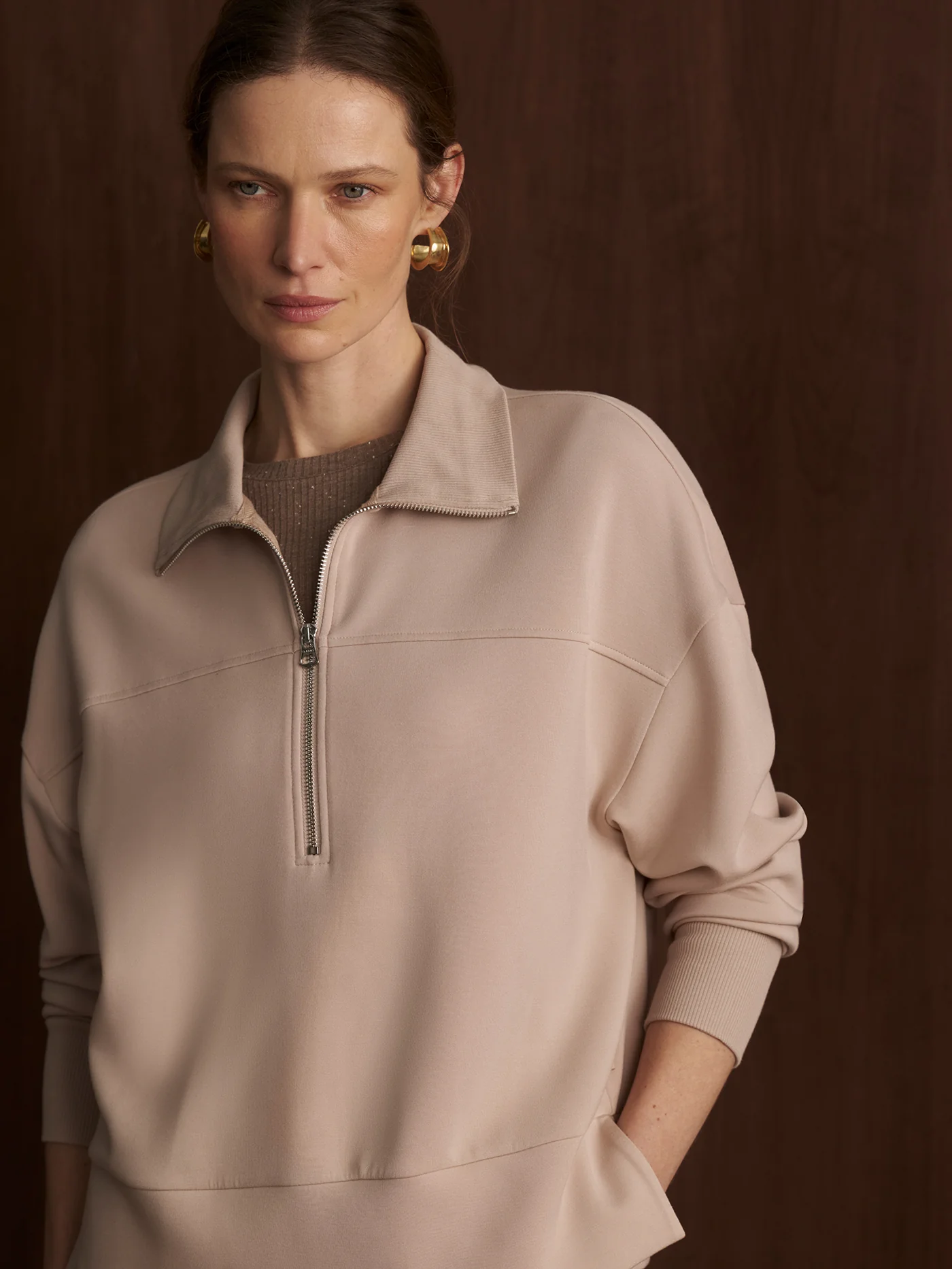 Kayleigh Half Zip Sweat - Image 3