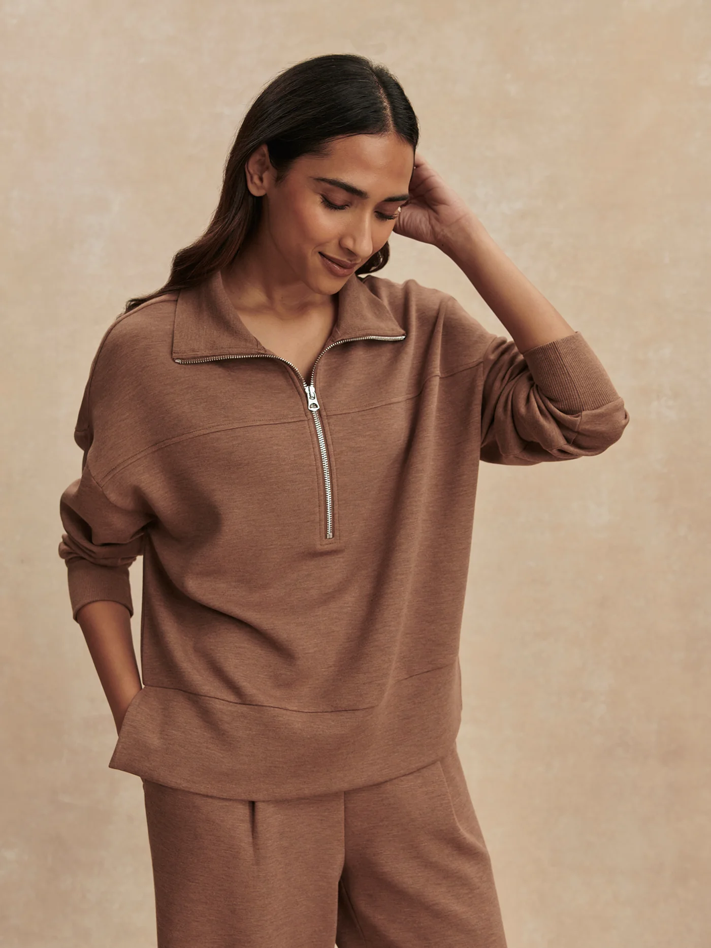 Kayleigh Half Zip Sweat - Image 9