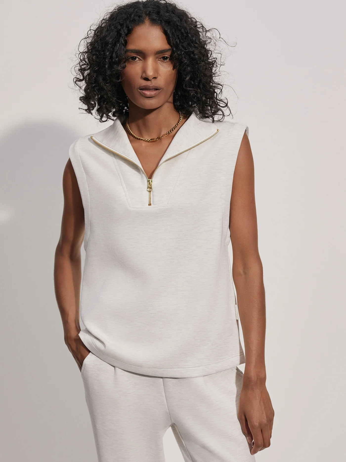 Magnolia Half-Zip Tank - Image 5