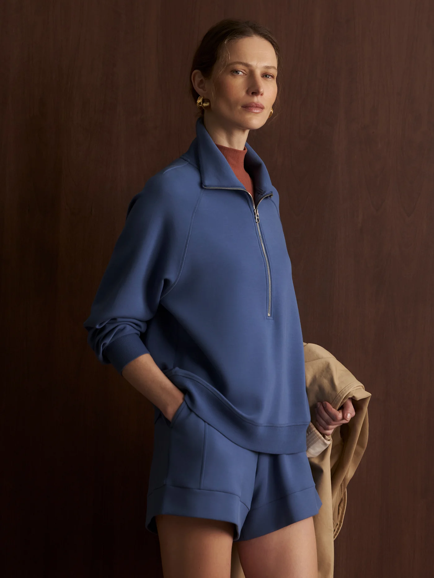 Selene Half Zip Sweat - Image 10